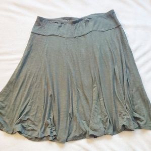 Coldwater Creek Heathered Flare Skirt Sz 16